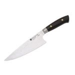 KATAHIRO KUBOTA Sense Μαχαίρι Chef 8" Damascus με Λαβή από Έβενο - Image 3
